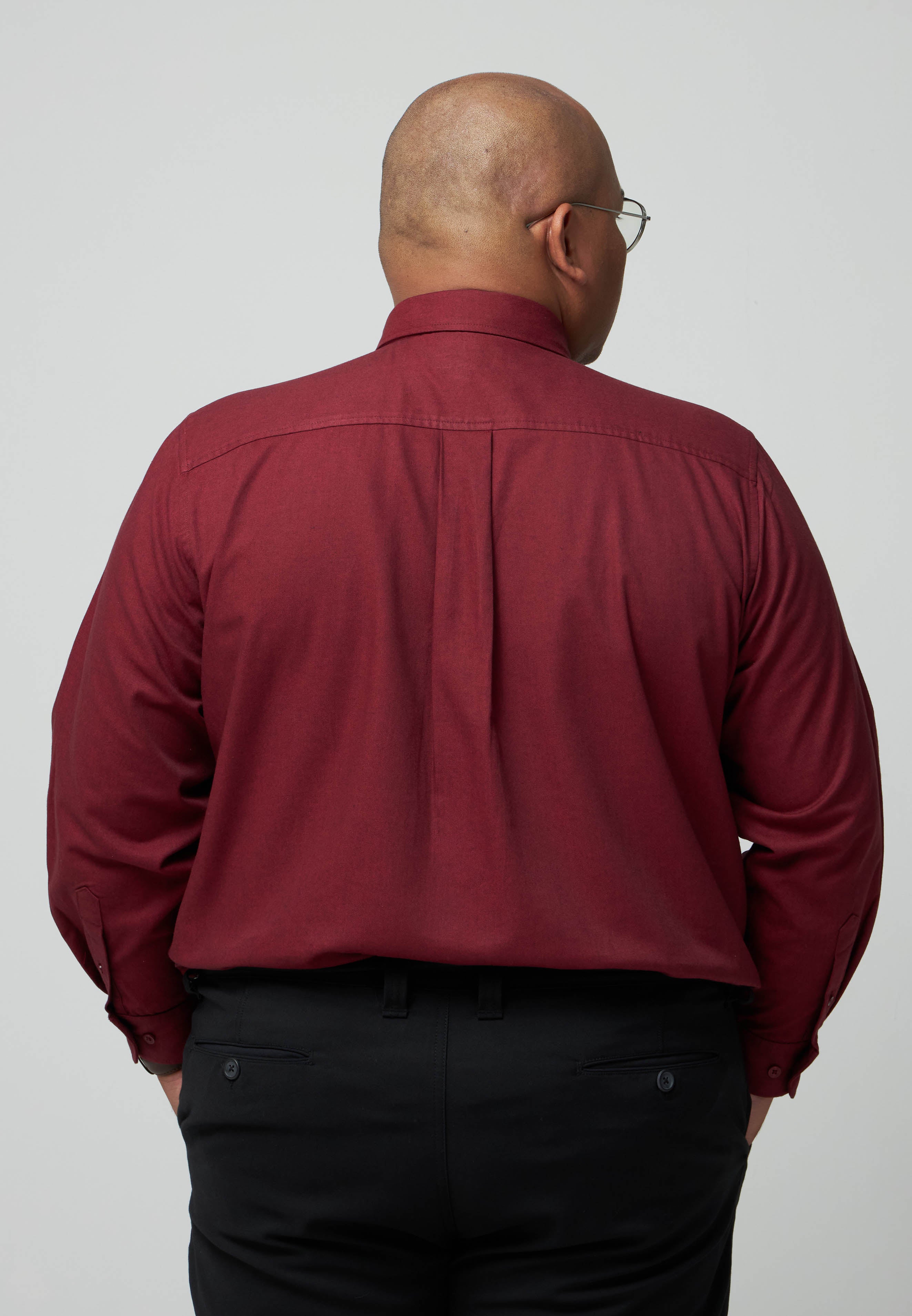 Kemeja Lelaki Plus Size | Baju Lelaki Plus Size | Plus Size Shirt | Baju Plus Size | Big Size Shirt #color_maroon