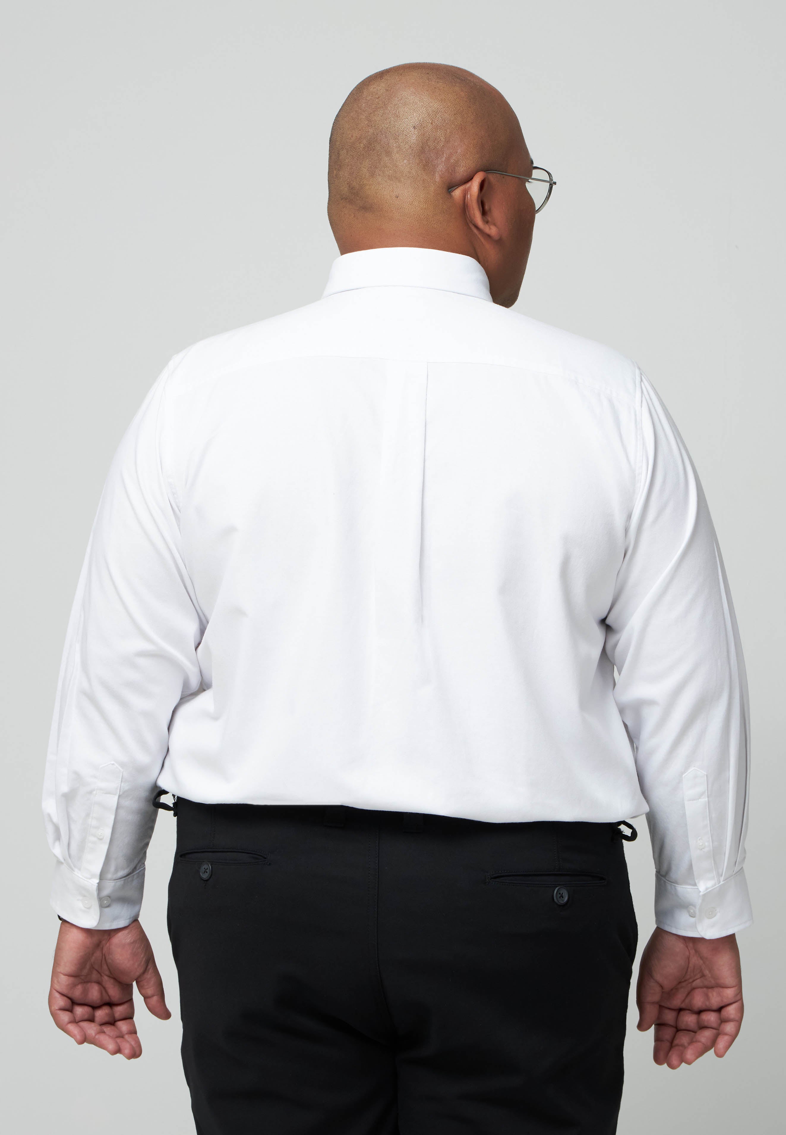 Kemeja Lelaki Plus Size | Baju Lelaki Plus Size | Plus Size Shirt | Baju Plus Size | Big Size Shirt #color_White