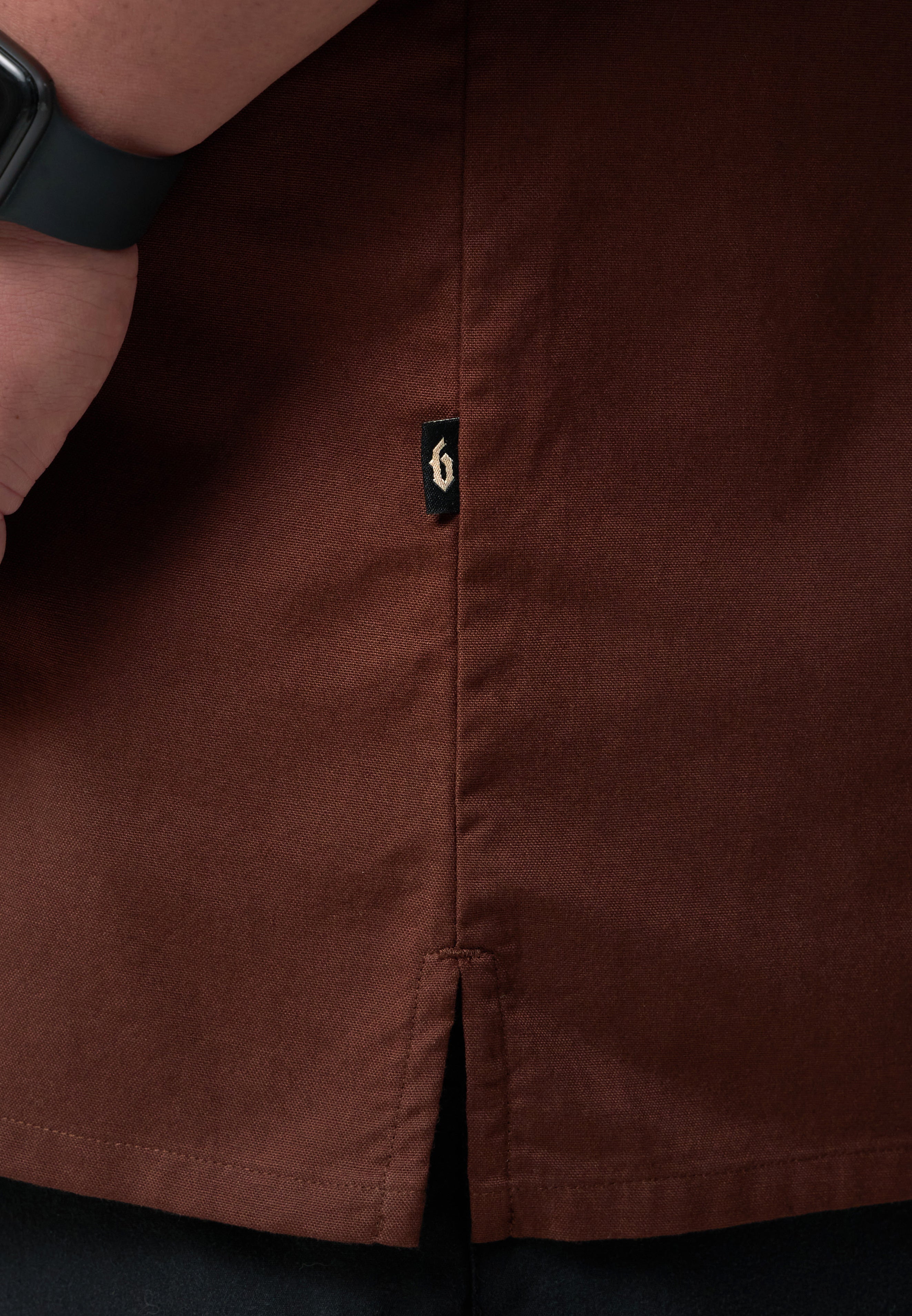 Kemeja Lelaki Plus Size | Baju Lelaki Plus Size | Plus Size Shirt | Baju Plus Size | Big Size Shirt #color_Brown