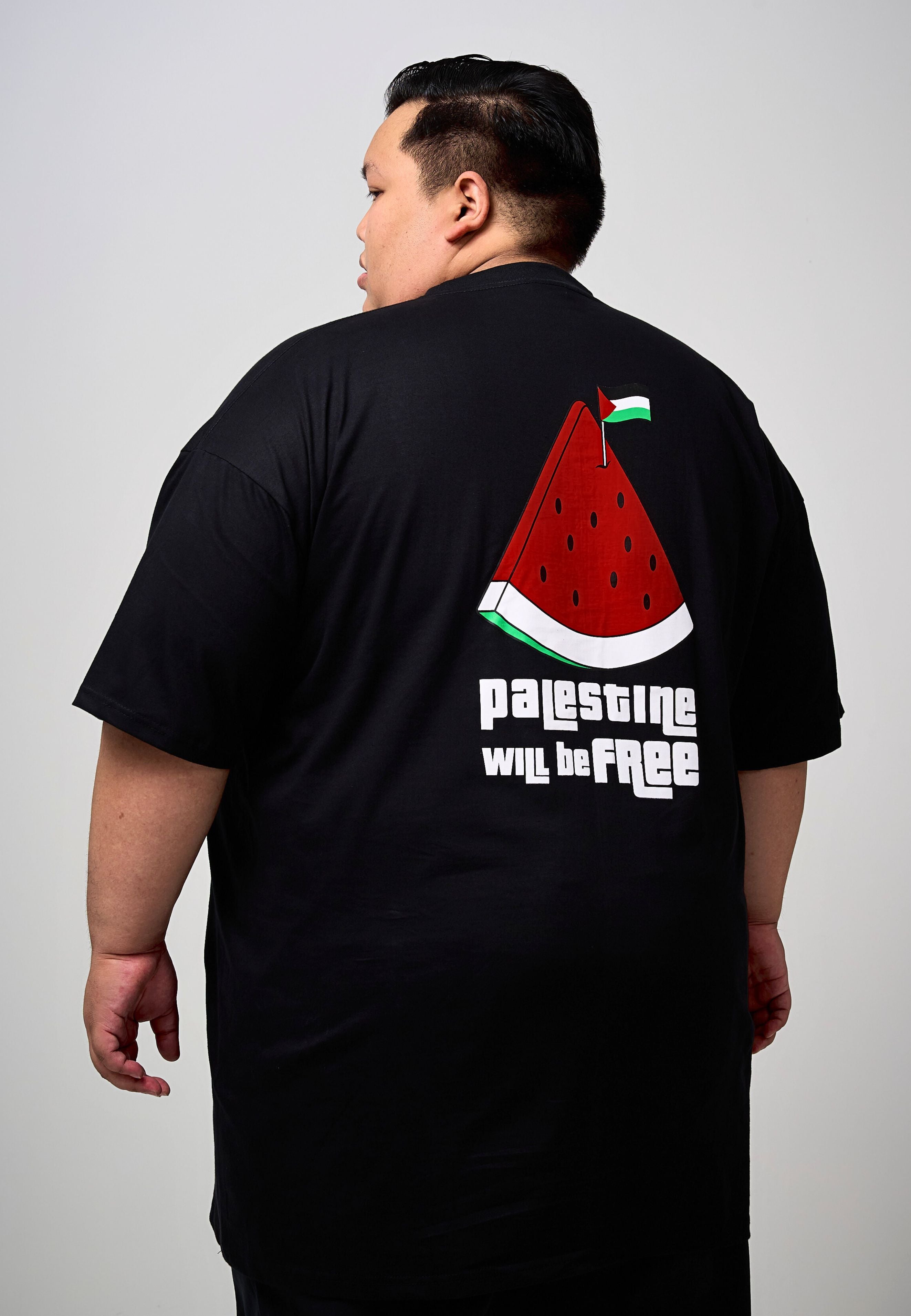 T shirt Saiz Besar | T shirt Big Size #color_black