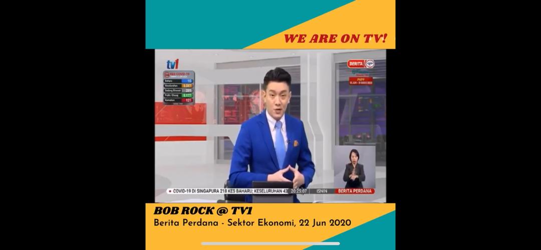 Bob Rock @ TV1 Buletin Perdana | 22 Jun 2020 - Usaha memperkasakan usahawan Bumiputera