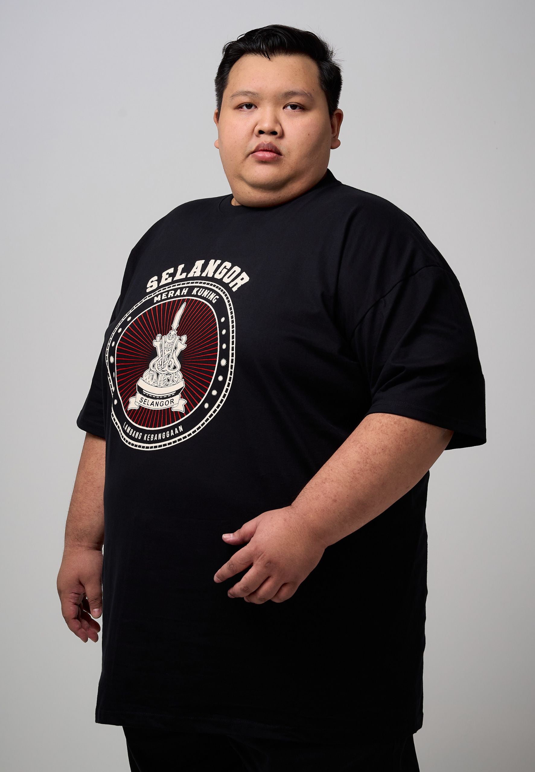 Plus Size Jata Selangor T-shirt - Plus Size T-shirt | T-shirt Saiz Besar