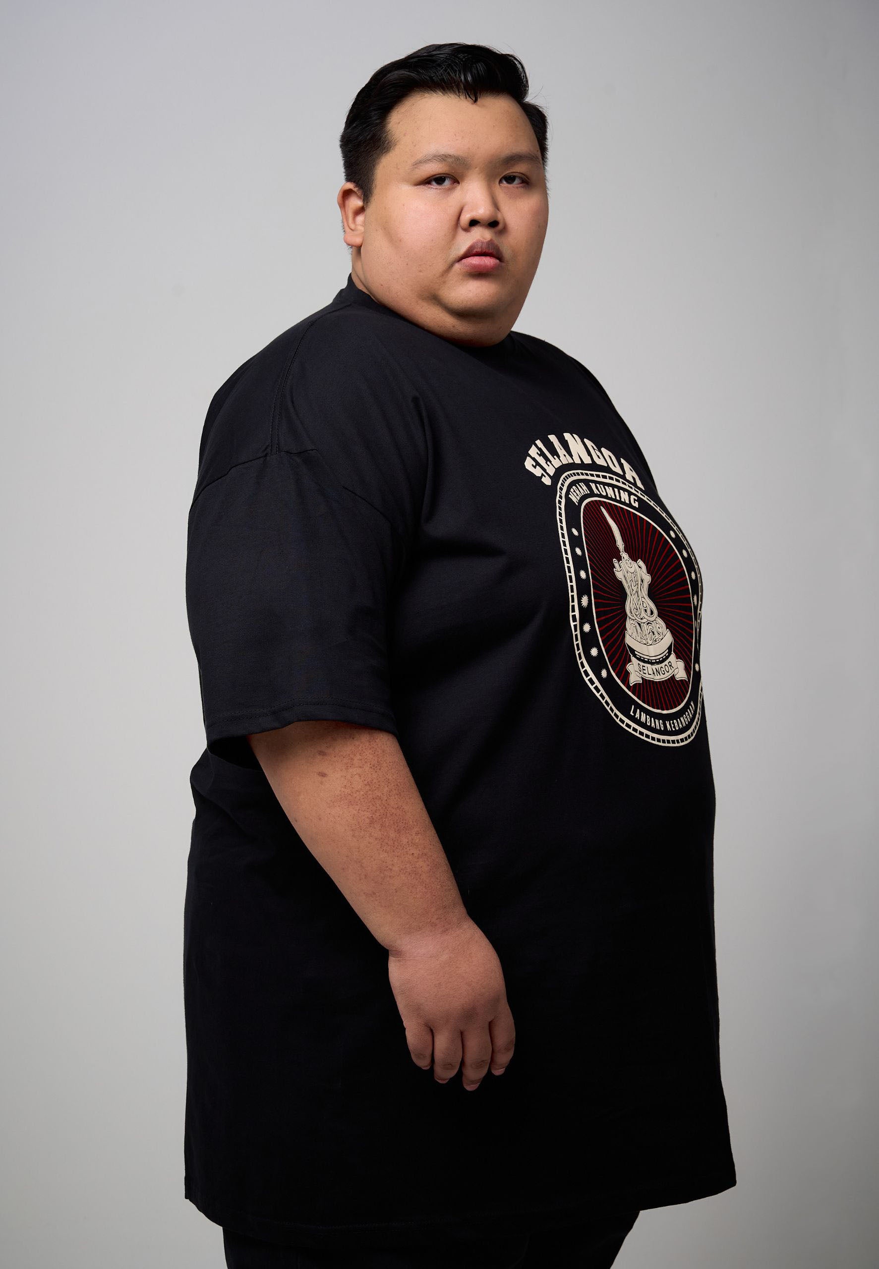 Plus Size Jata Selangor T-shirt - Plus Size T-shirt | T-shirt Saiz Besar