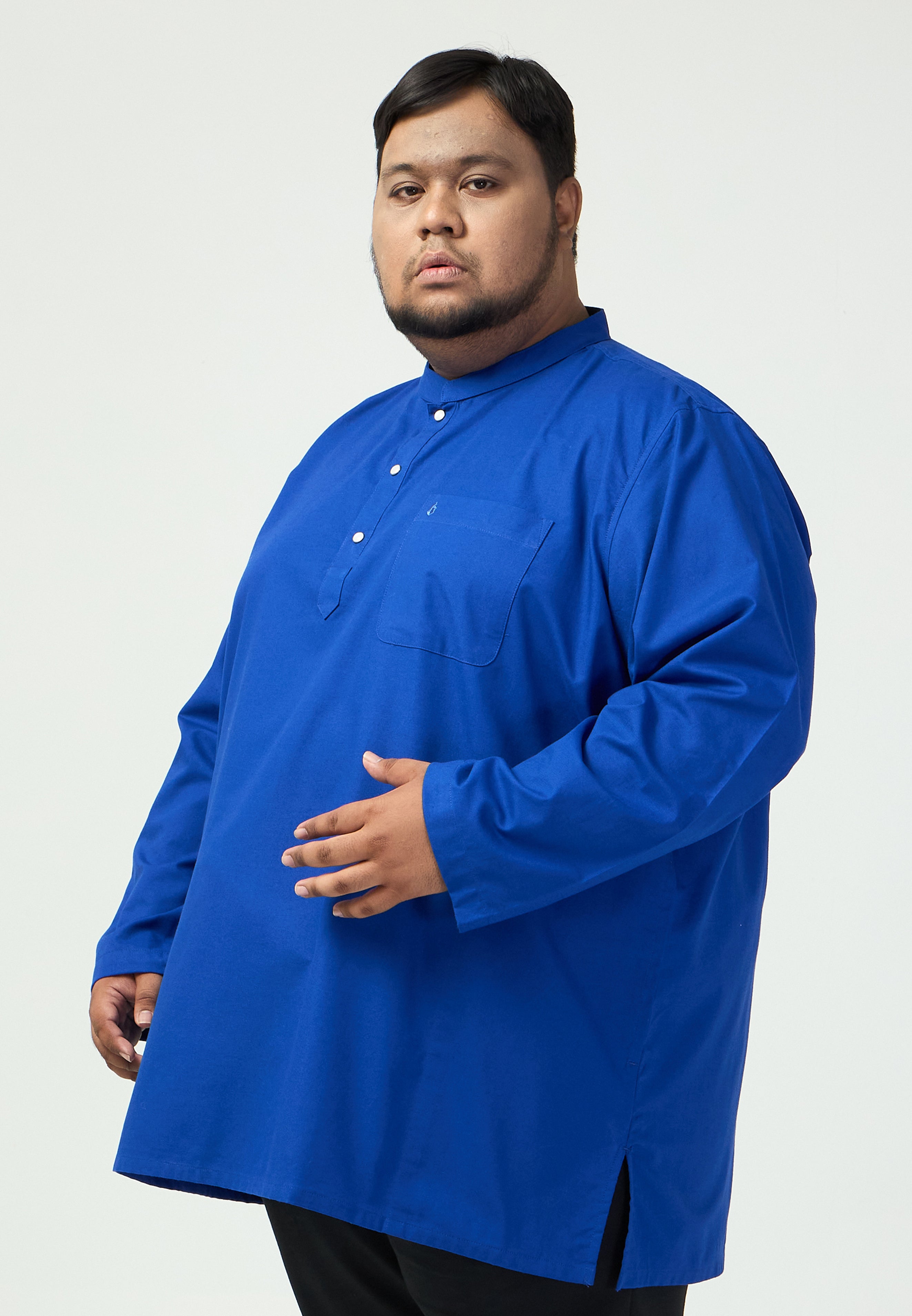 plus size kurta #Color_Royal Blue