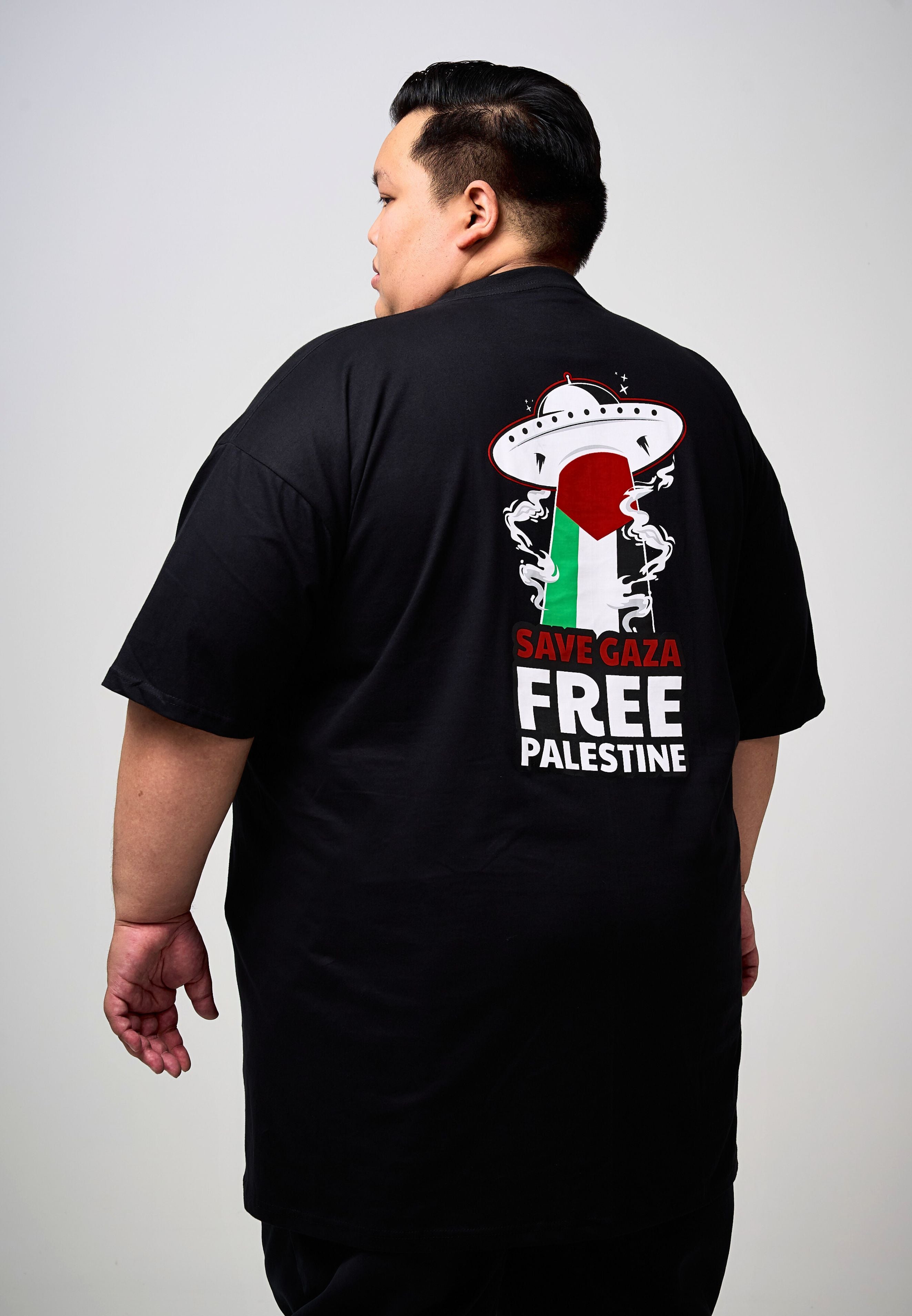 T shirt Saiz Besar | T shirt Big Size #color_black