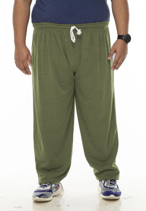 Plus Size Pants | Plus Size Sweatpants | Men Big Pants #color_green