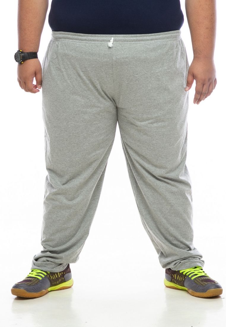 Plus Size Pants | Plus Size Sweatpants | Men Big Pants #color_light-grey